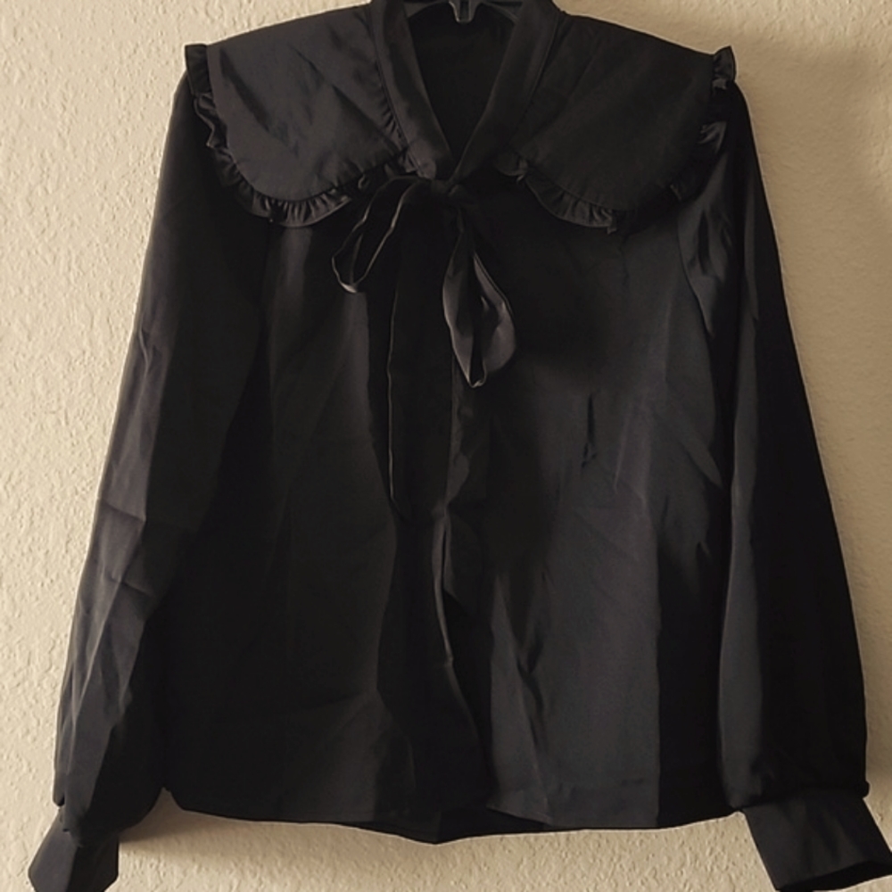 SHEIN Button Blouse